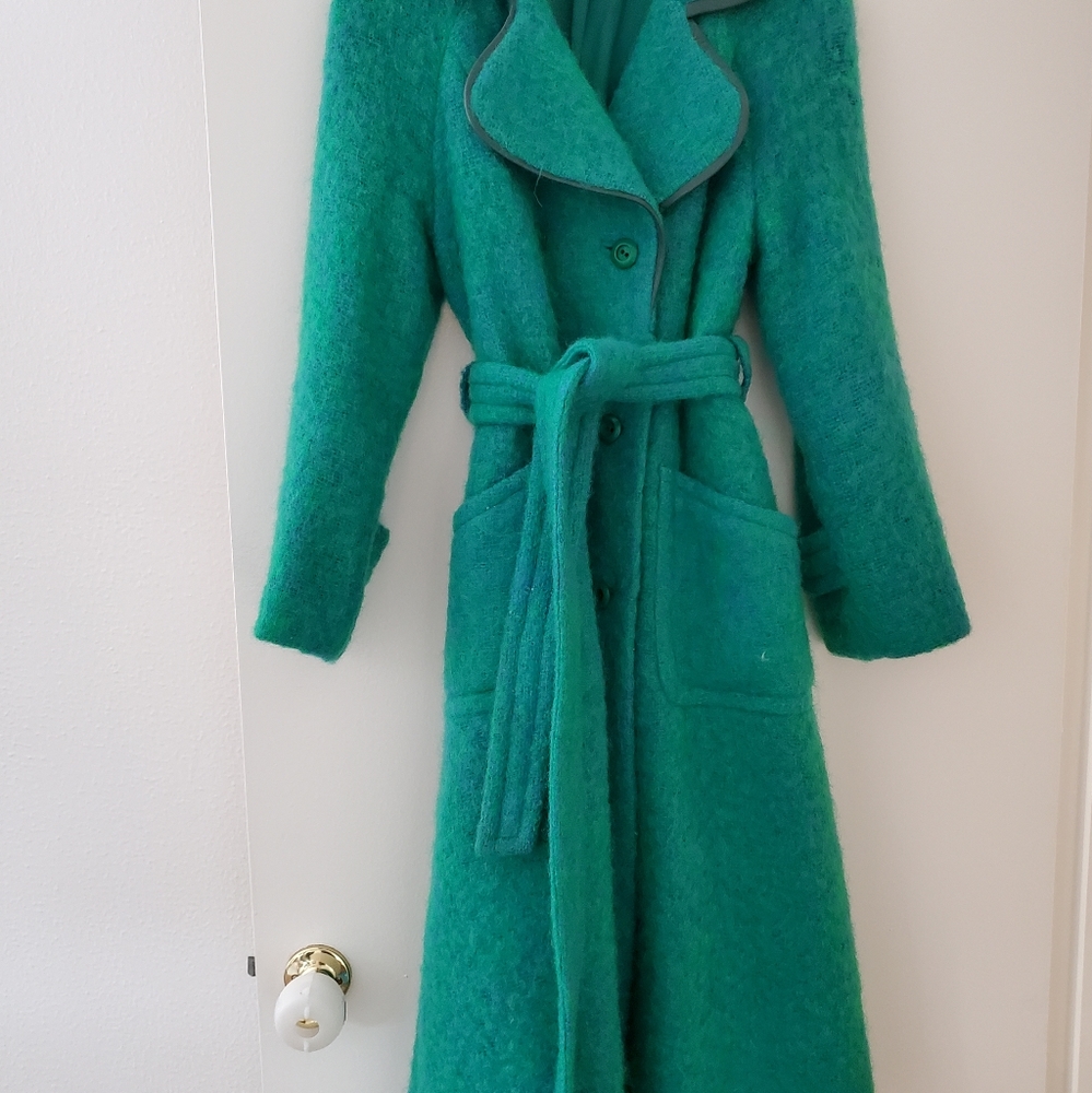 Green and Blue full length coat